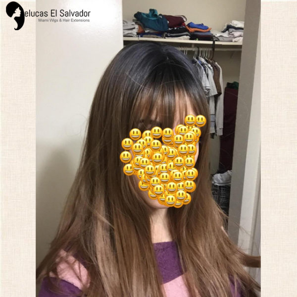 peluca balayage