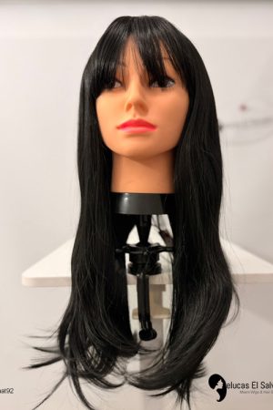 Peluca Cabello Negro