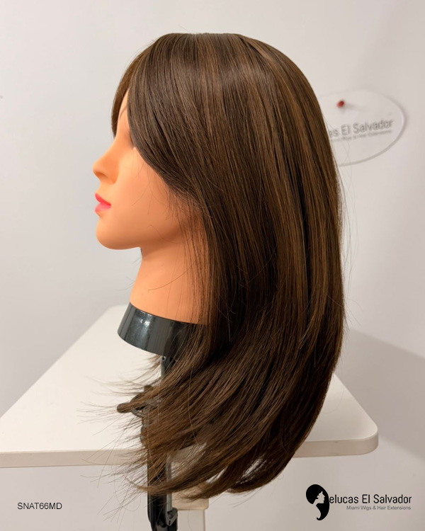Peluca Cabello Cafe - Imagen 2