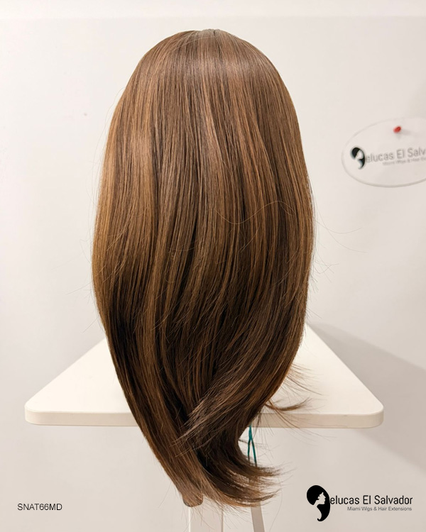 Peluca Cabello Cafe - Imagen 3