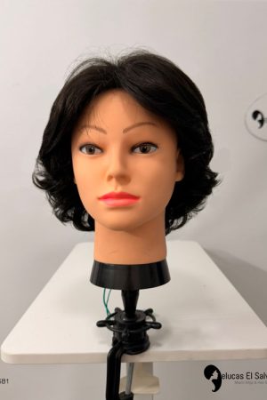 Peluca Corta - Cabello Negro