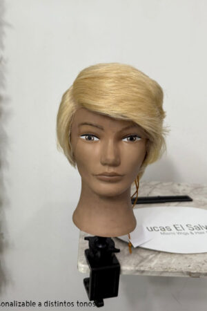 Peluca Natural Corta -  Caballero o Mujer Cabello Corto