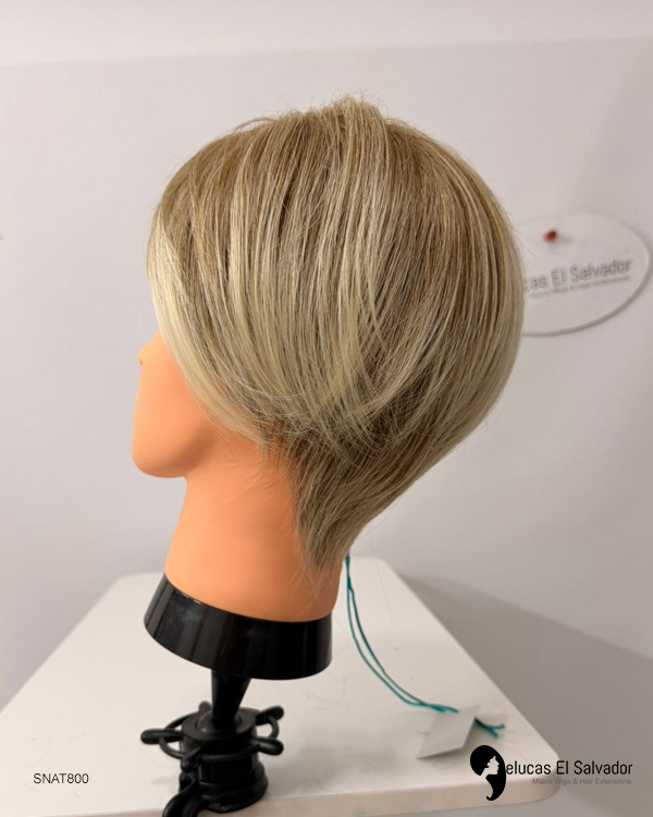 Peluca Rubia - Corte Pixie - Imagen 2