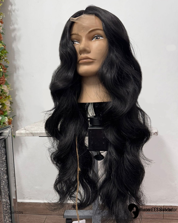 Peluca Cabello Negro